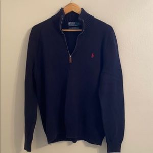 XL Men’s Ralph Lauren Navy Blue Quarter Zip